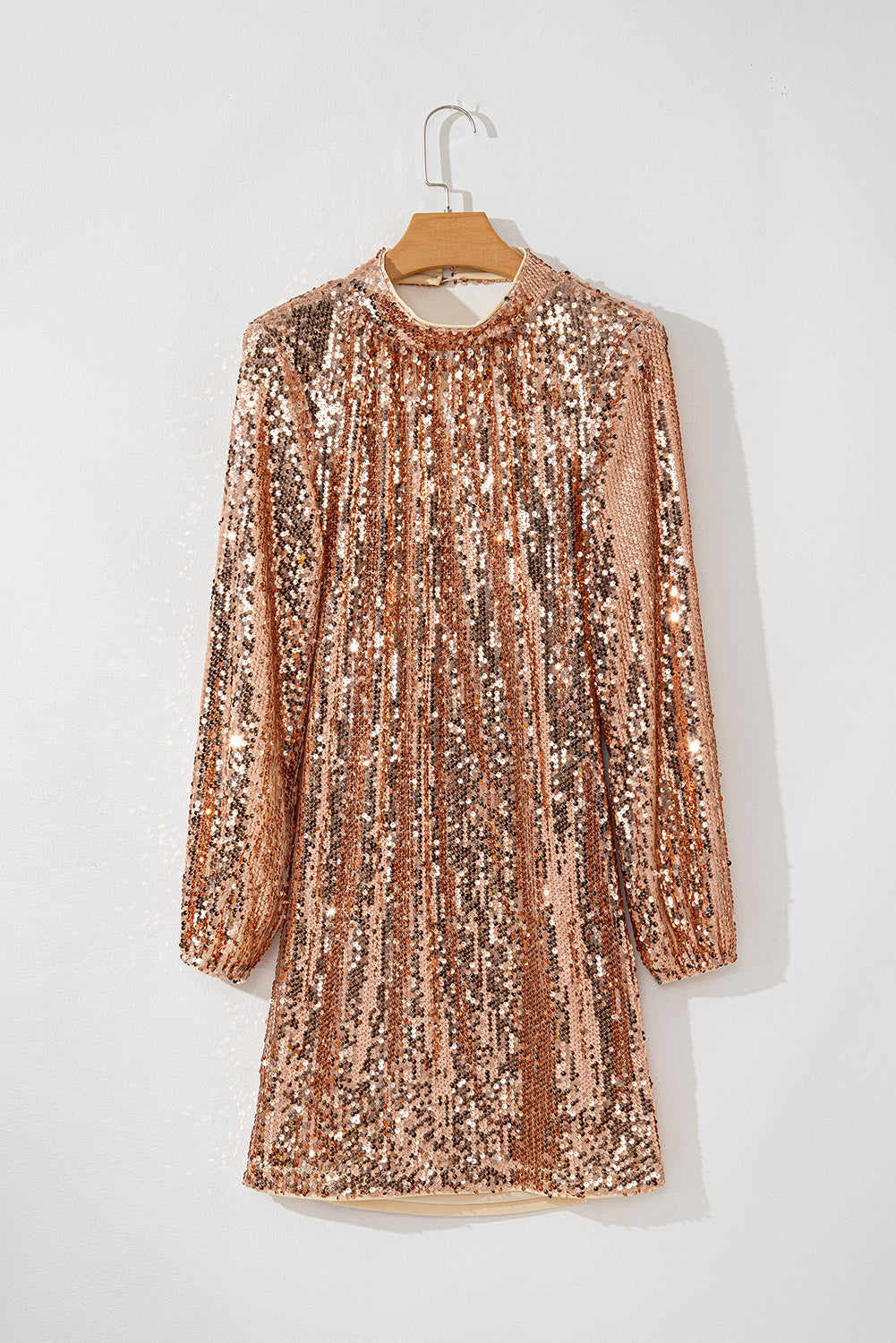 Golden Hour Sequin Mini Dress