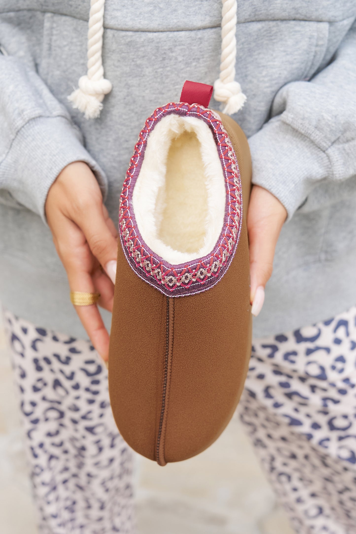 Harvest Trail Cozy Suede Flats