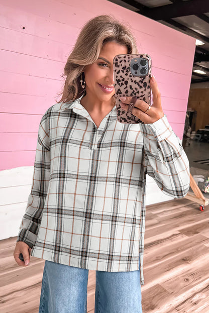 Rustic Plaid Comfort Top