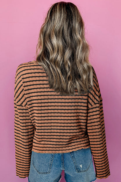 Cottage Striped Long Sleeve Top