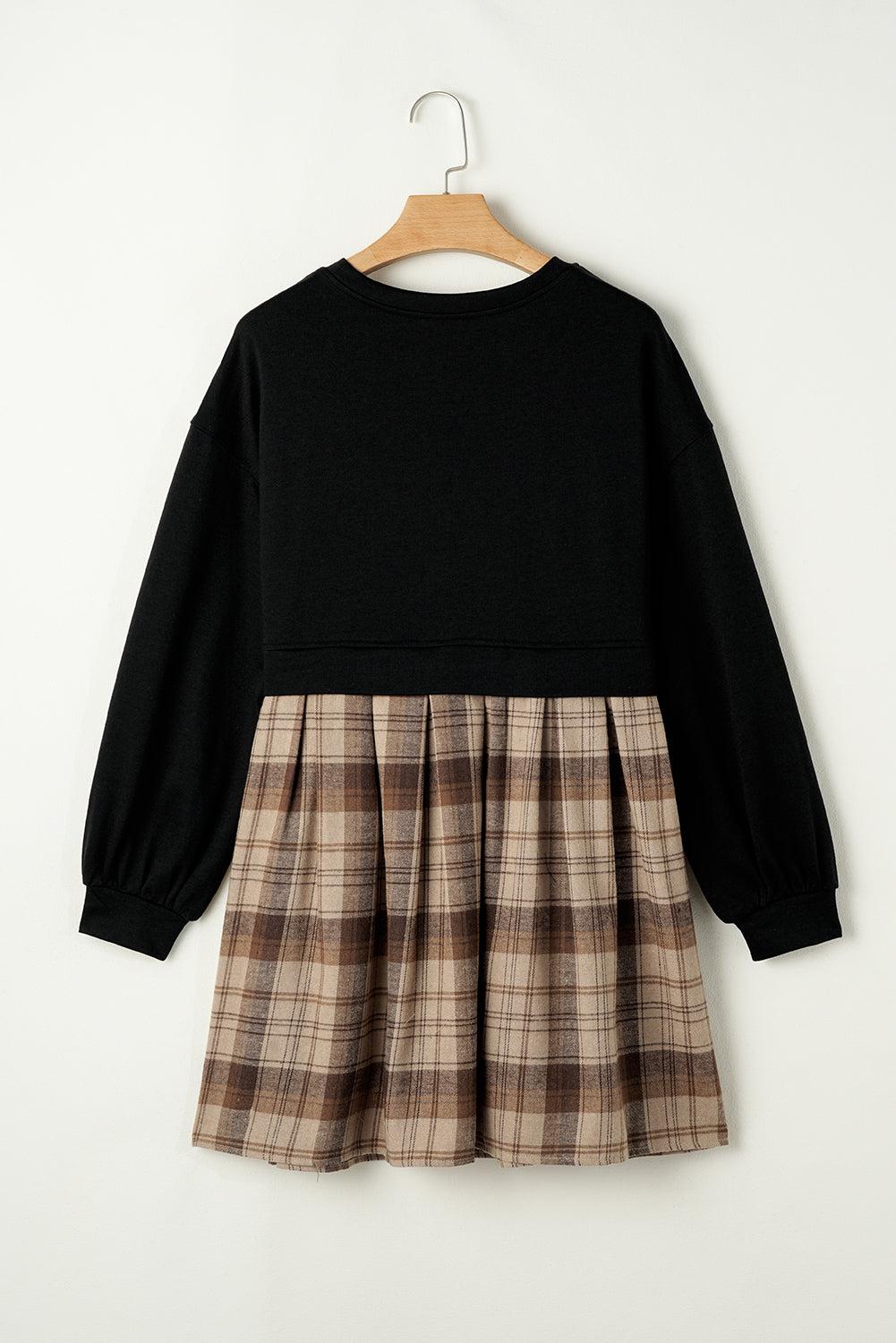 Midnight Plaid Mini Dress