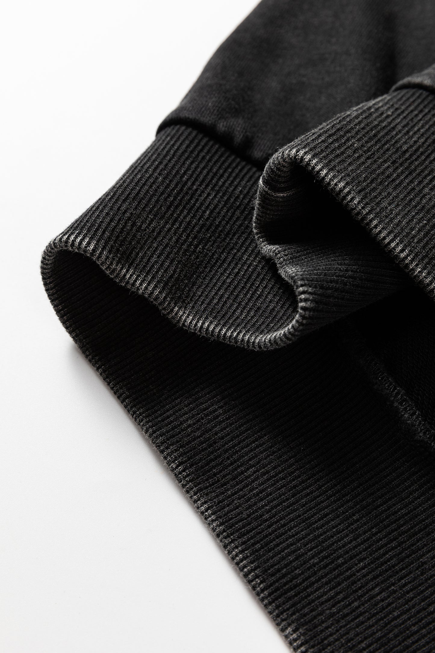 Onyx Mineral Wash Half-Zip Hoodie