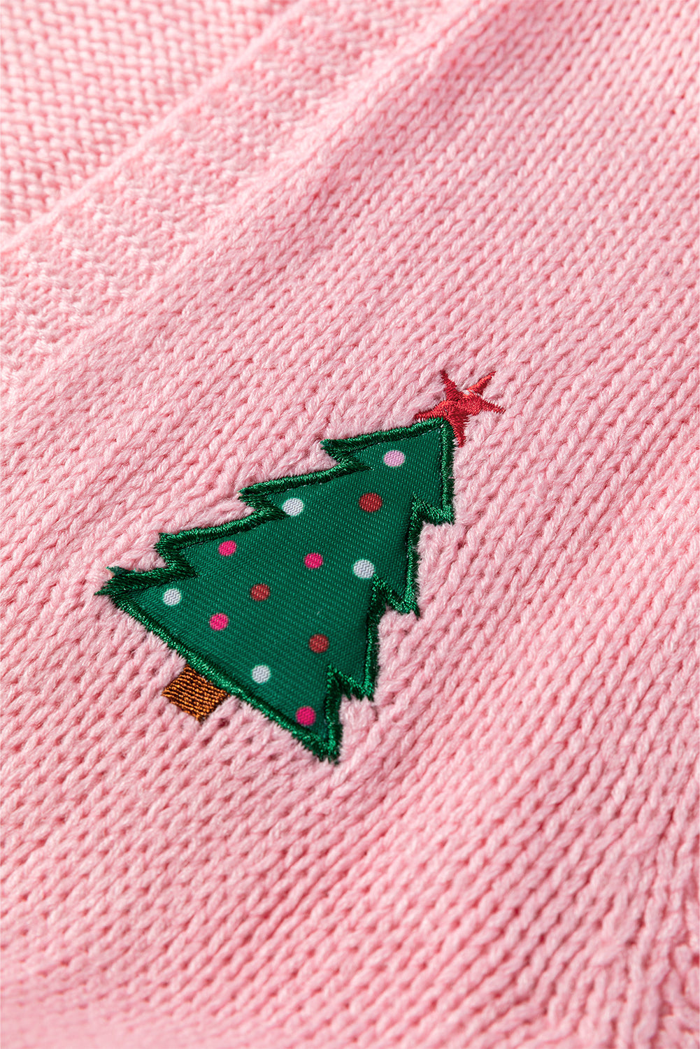 Pink Pine Holiday Cardigan