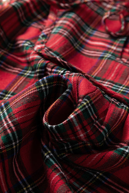 Holiday Charm Plaid Blouse