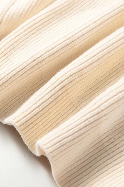 Ribbon Kiss Backless Sweater