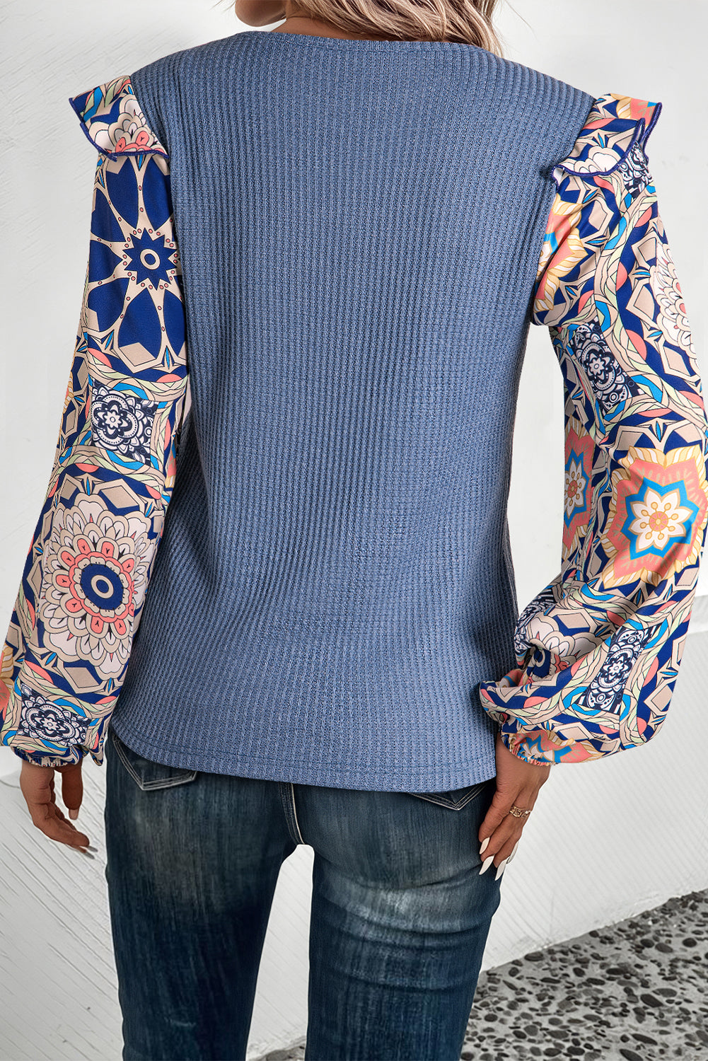 Cottage Bloom Long Sleeve Blouse