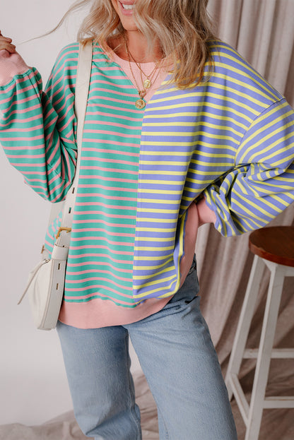 Cozy Contrast Sweatshirt