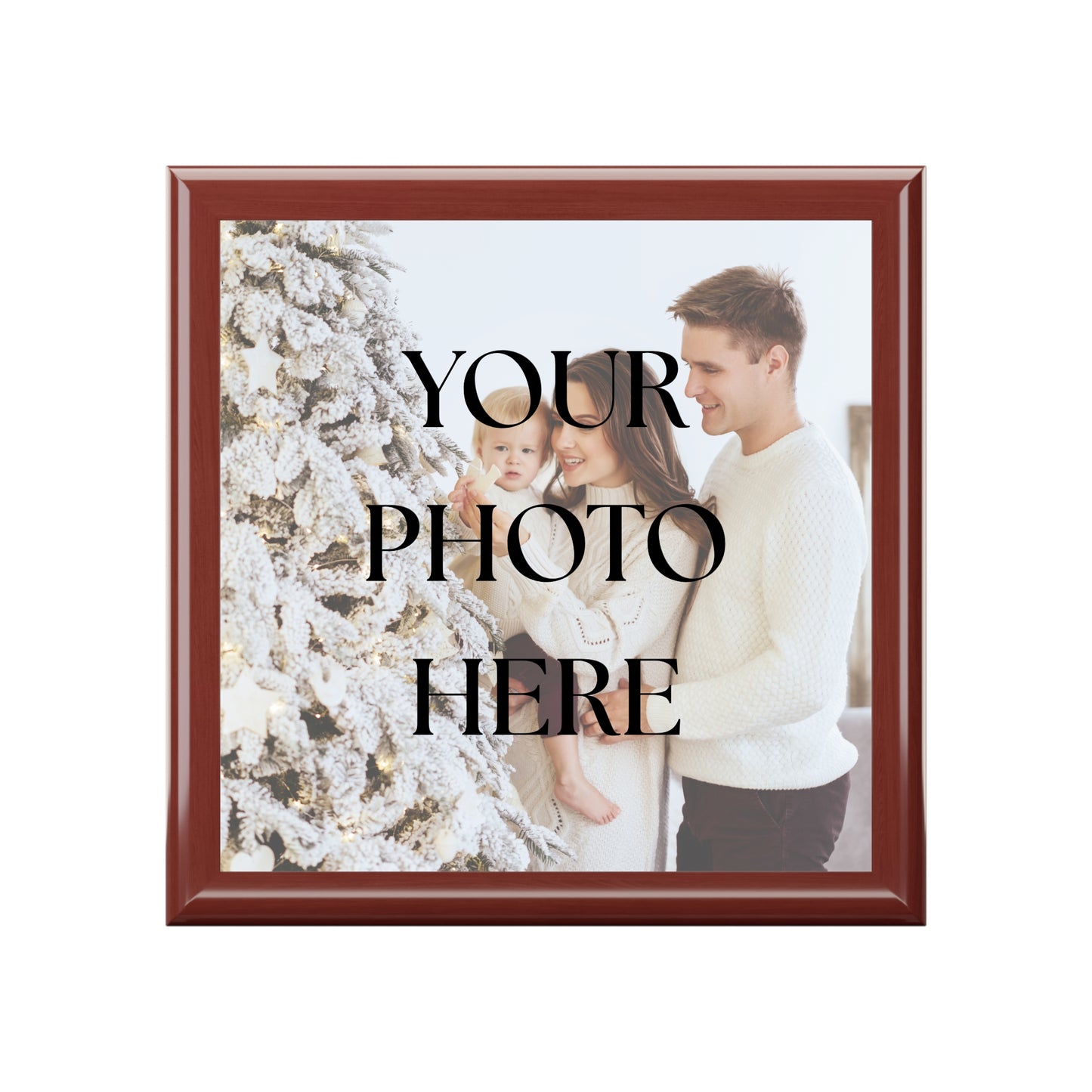 Personalized Photo Keepsake Jewelry Box