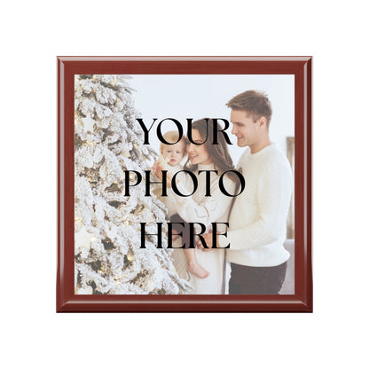 Personalized Photo Keepsake Jewelry Box