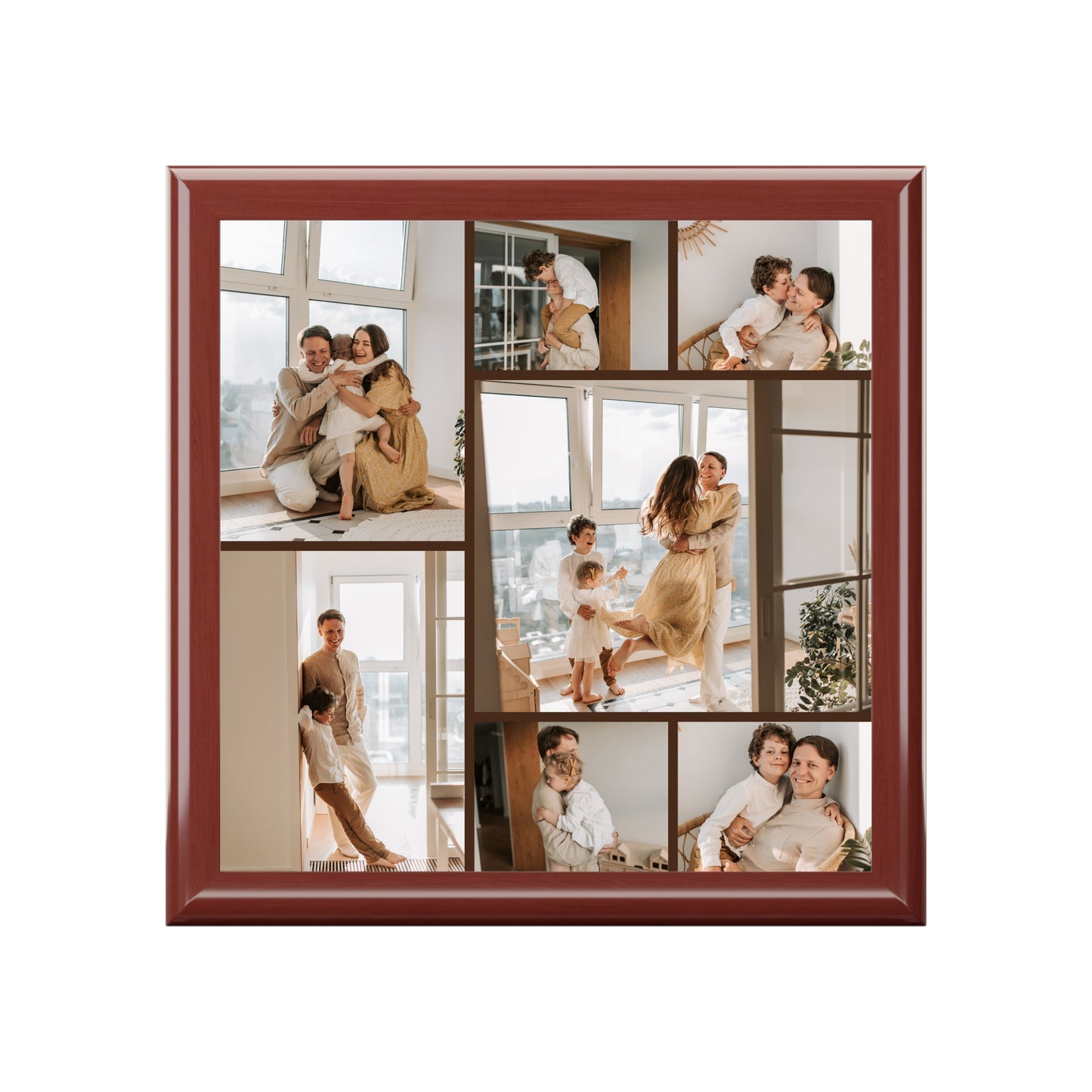 Photo Collage Memory Jewelry Box