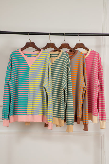 Cozy Contrast Sweatshirt