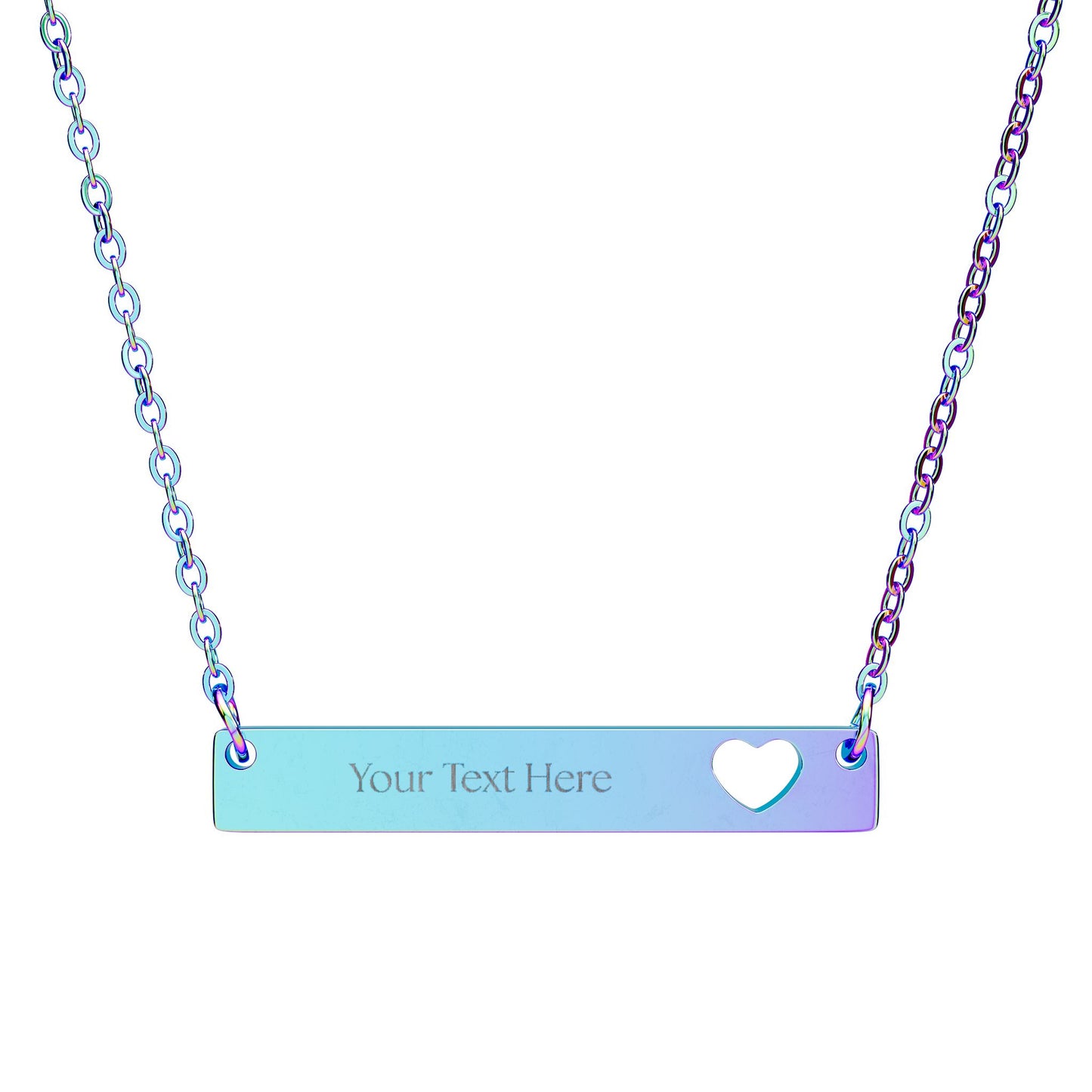 Sweetheart Bar Engraved Necklace