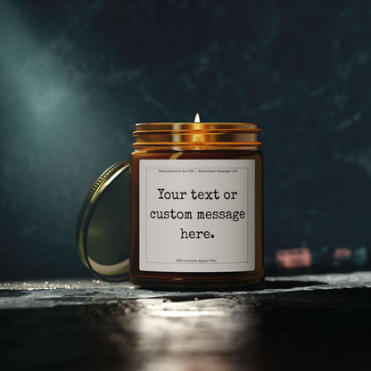 Custom Message Candle
