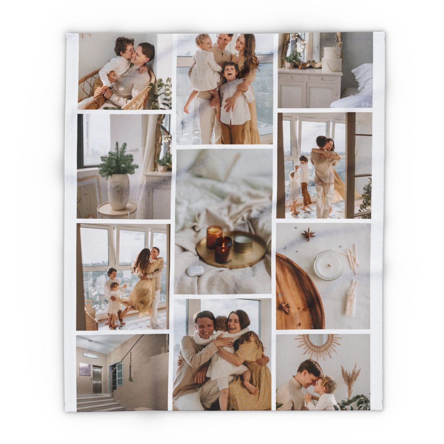 Custom Photo Collage Memory Blanket