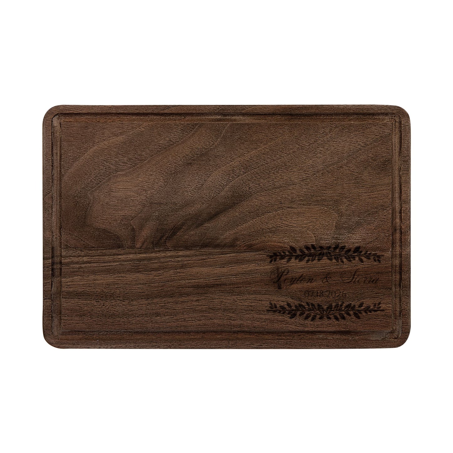 Botanical Couple Personalized Cutting Board