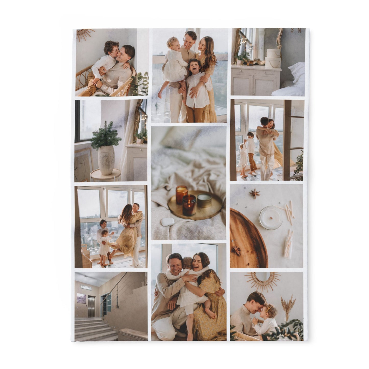 Custom Photo Collage Memory Blanket