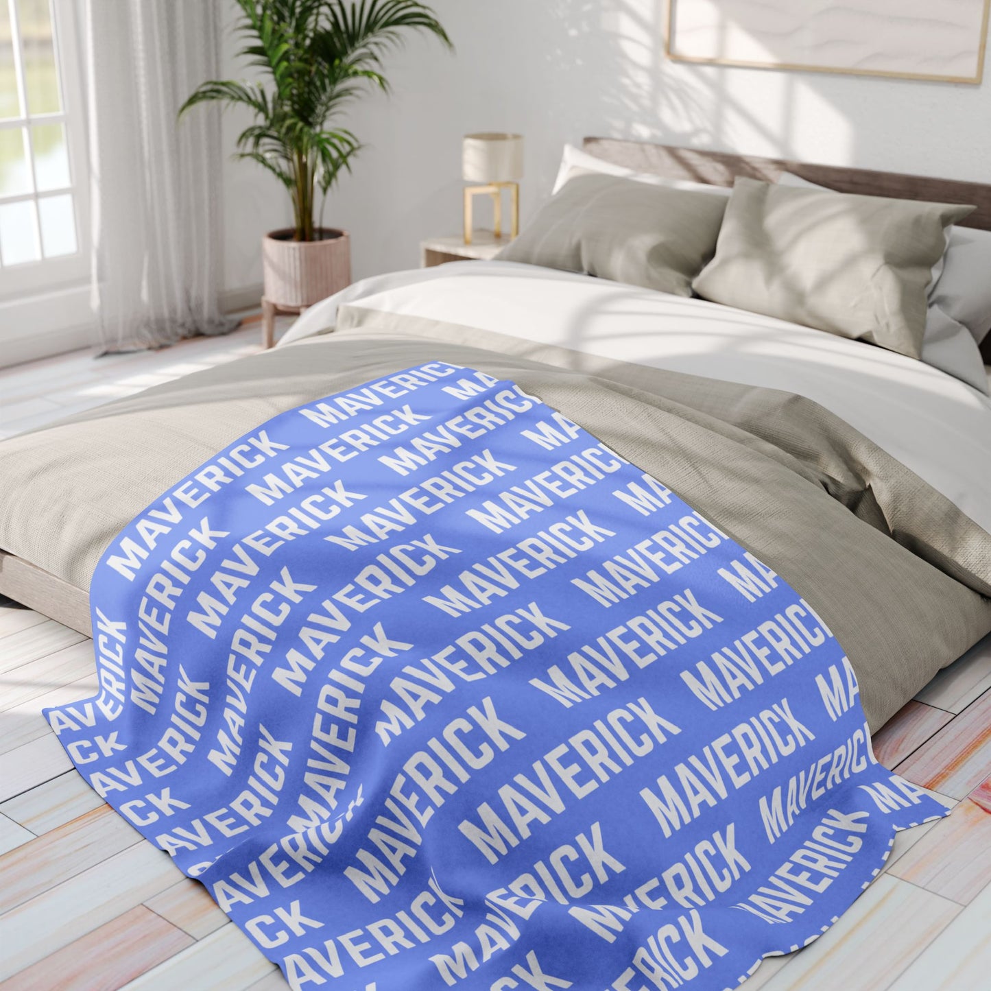 Custom Repeat Name Blanket