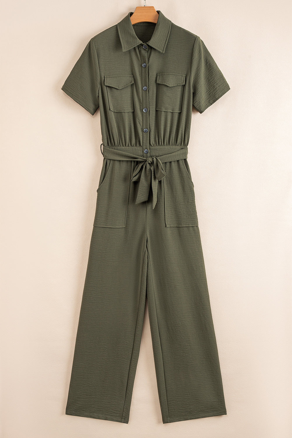 Sage Utility Jumpsuit