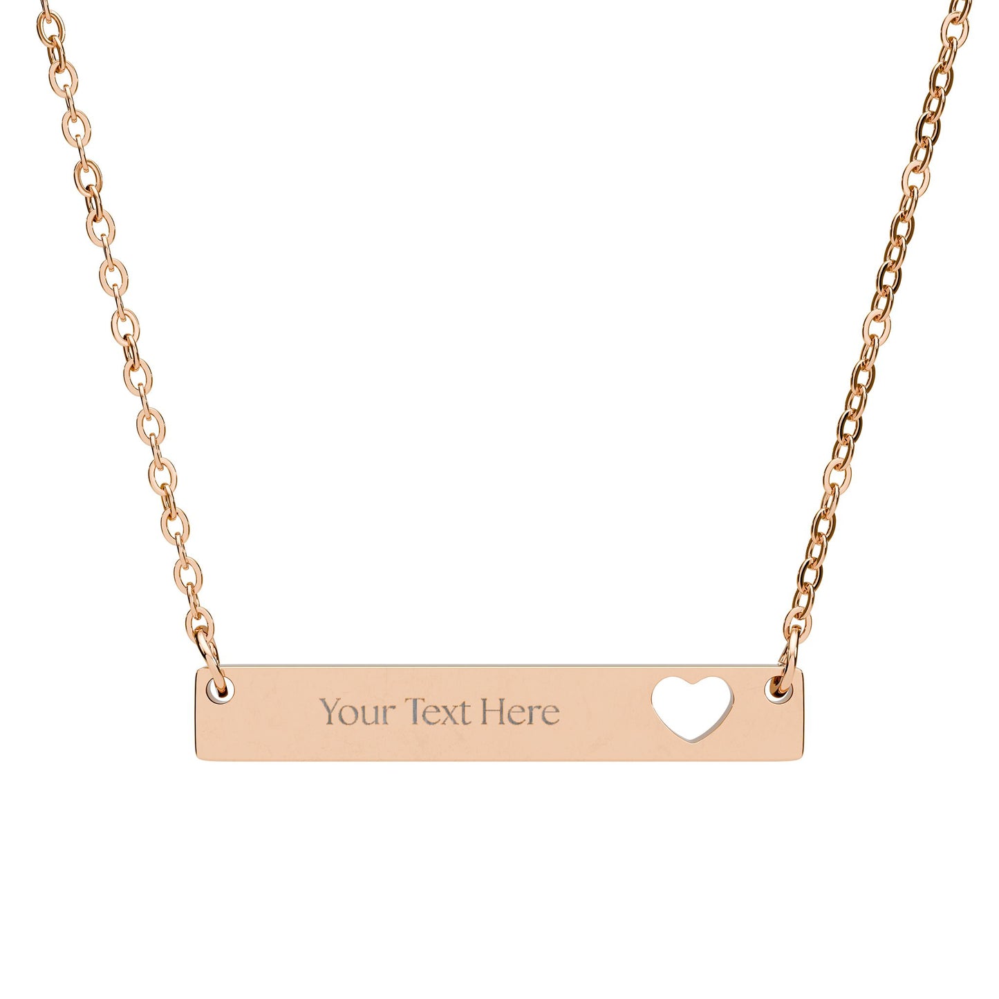Sweetheart Bar Engraved Necklace