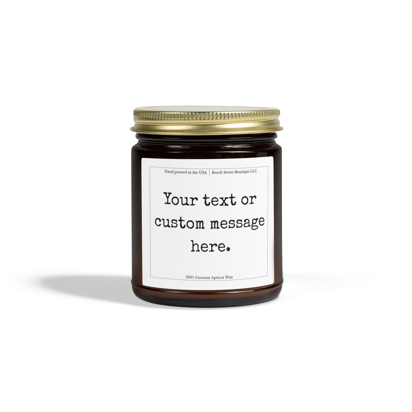 Custom Message Candle