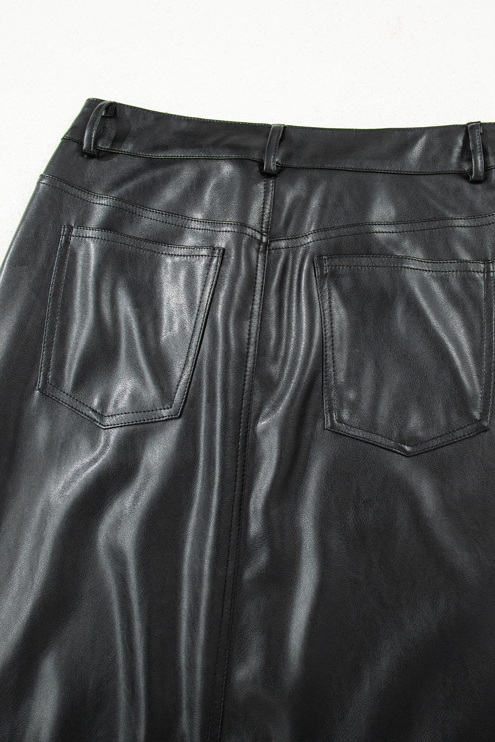Midnight Muse Vegan Leather Skirt