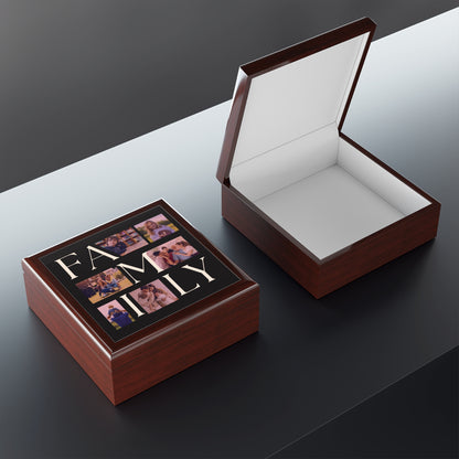 Family Collage Photo Keepsake Jewelry Box