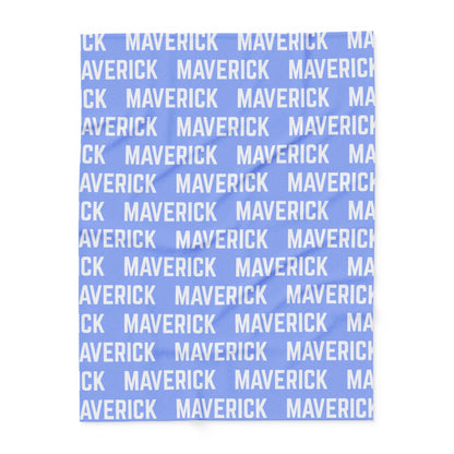 Custom Repeat Name Blanket