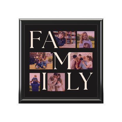 Family Collage Photo Keepsake Jewelry Box