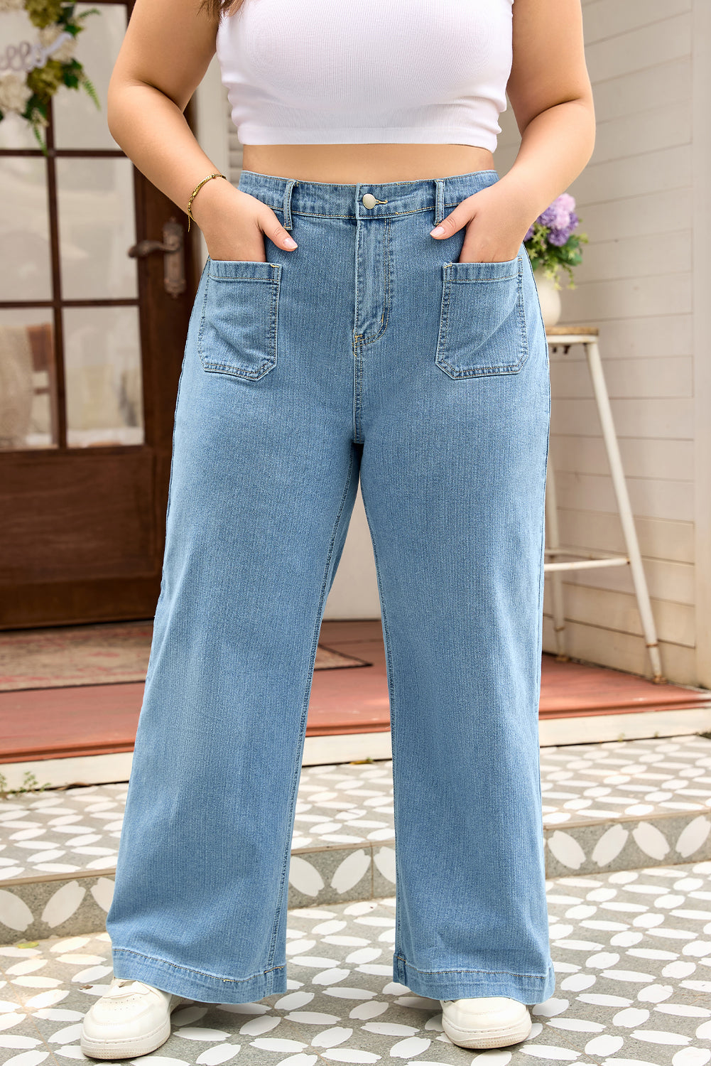 Easy Street Wide Leg Jeans