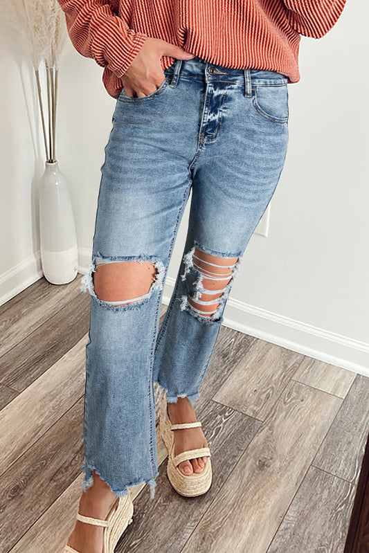 Rebel Edge Distressed Jeans
