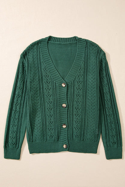 Honeycomb Breeze Knit Cardigan