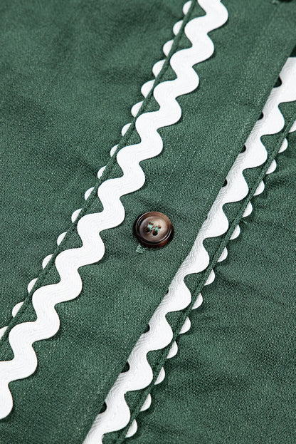 Ricrac Charm Button Dress