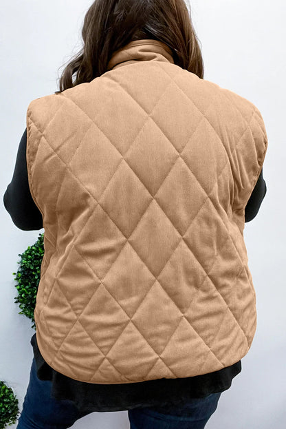 Cozy Cord Quilted Vest
