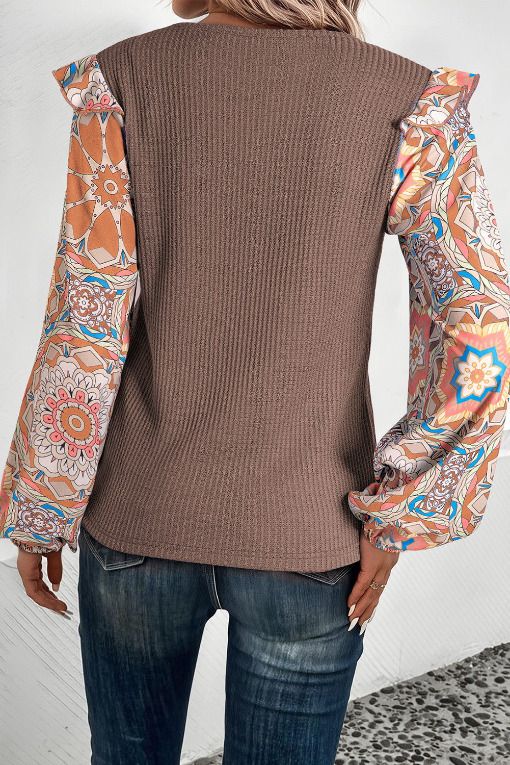 Cottage Bloom Long Sleeve Blouse