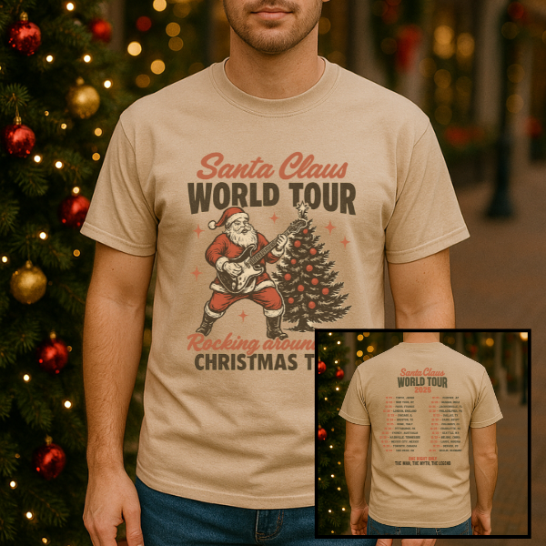 Santa Claus World Tour Graphic Tee