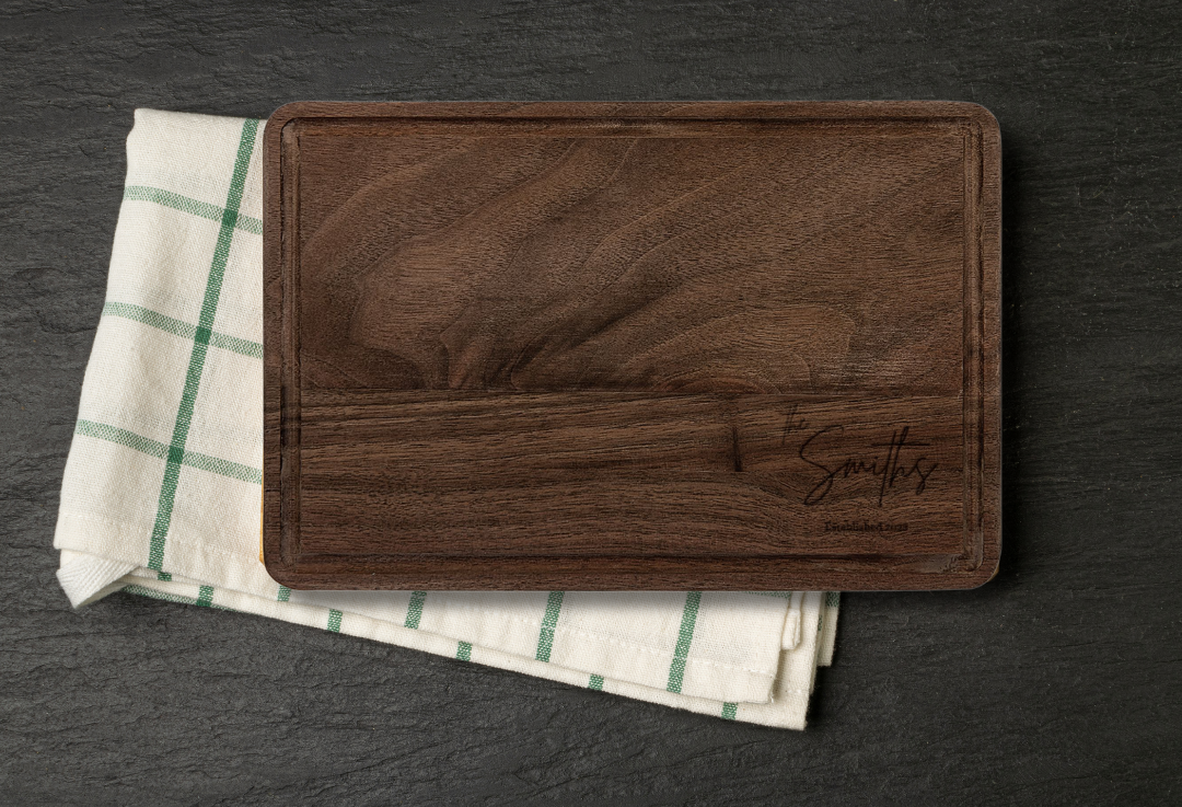 Classic Family Name Personalized Cutting Board