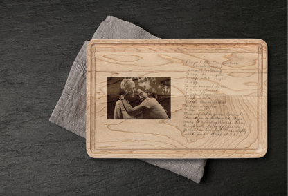 Heirloom Recipe & Photo Personalized Cutting Board