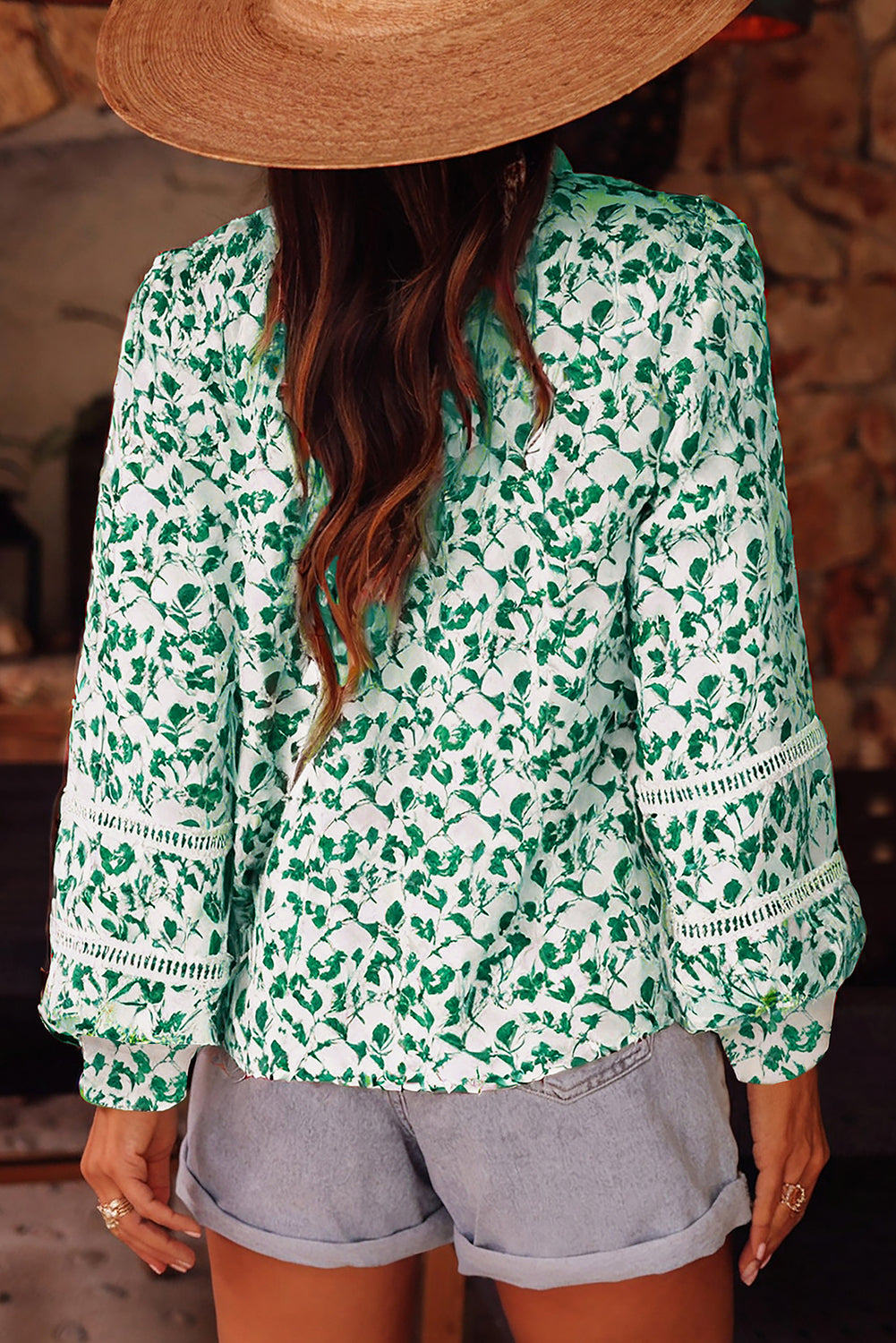 Autumn Lace Long Sleeve Blouse
