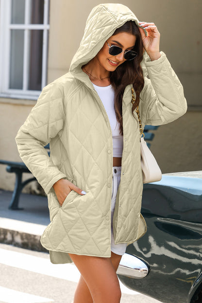 Sandstone Quilted Puffer Jacket