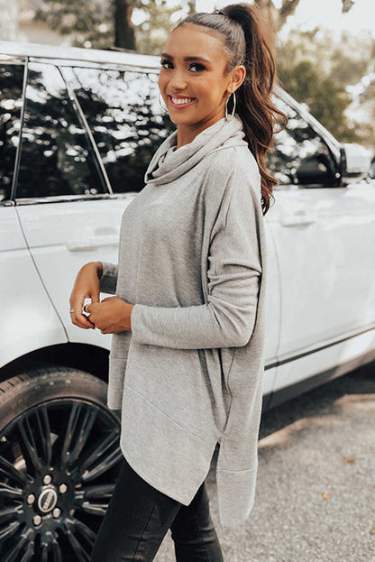 Cozy Evenings Cowl Neck Tunic