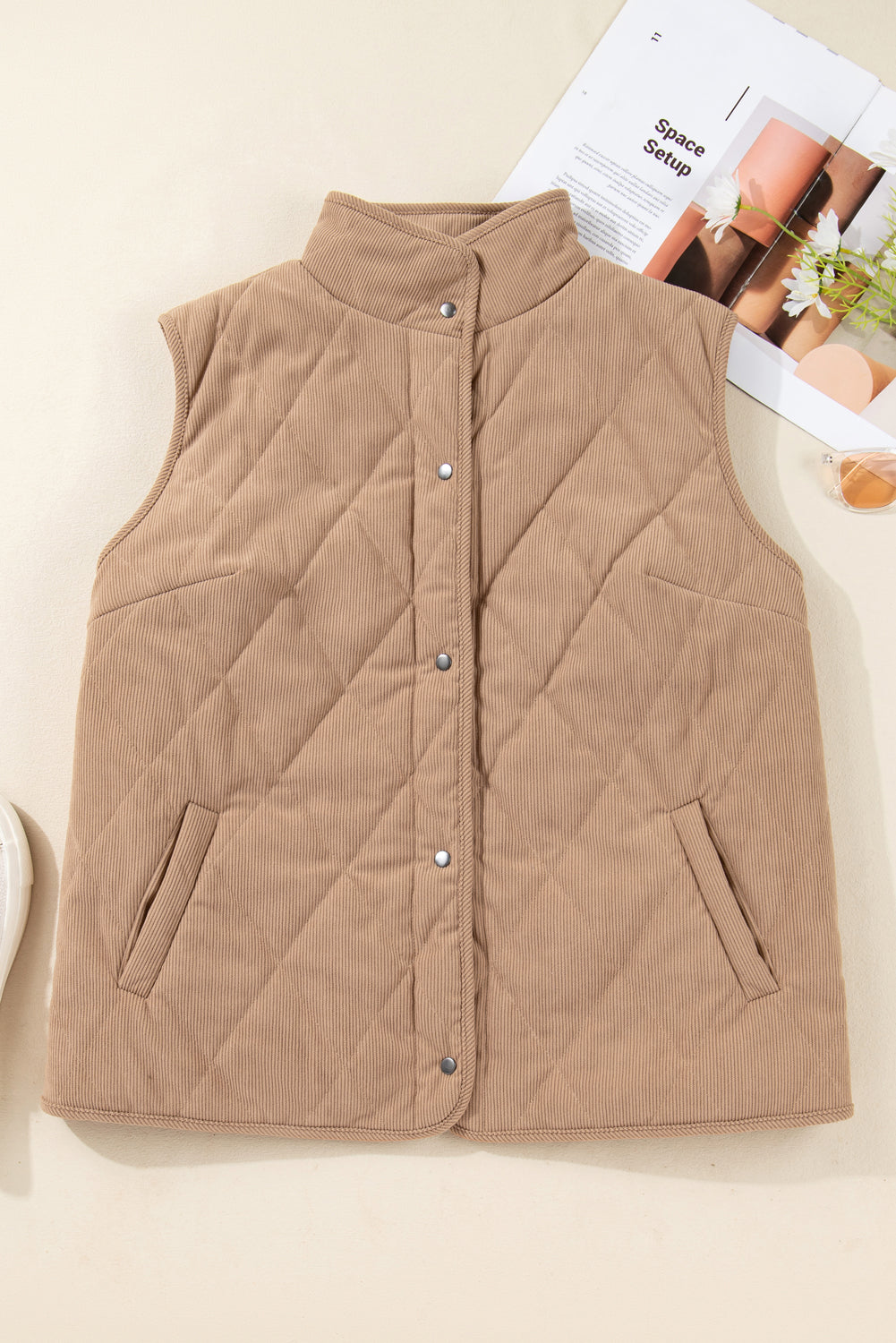 Cozy Cord Quilted Vest