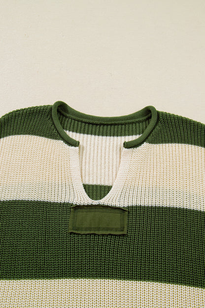 Evergreen Ease Colorblock Sweater