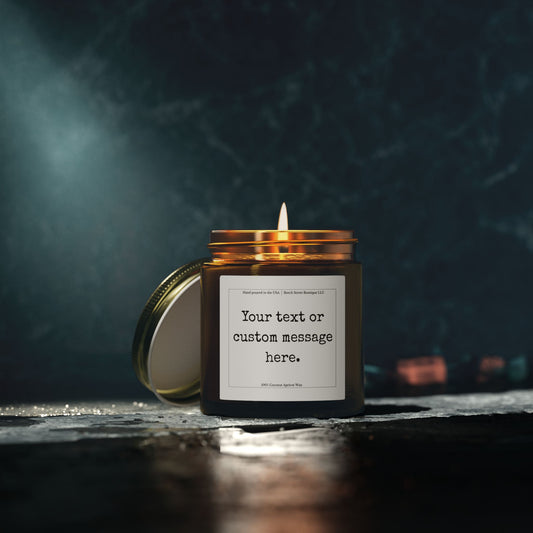 Custom Message Candle