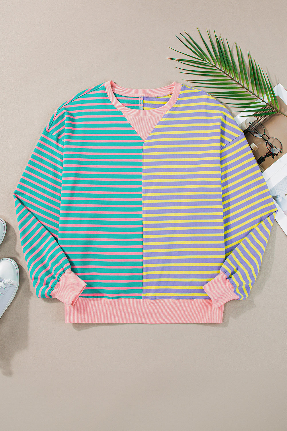 Cozy Contrast Sweatshirt