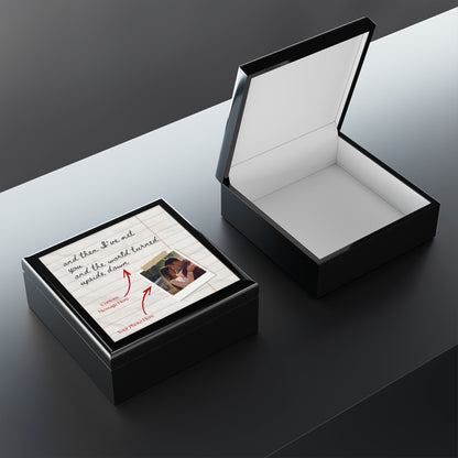 Handwritten Note & Photo Memory Jewelry Box