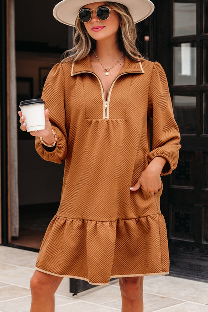 Golden Dune Mini Dress