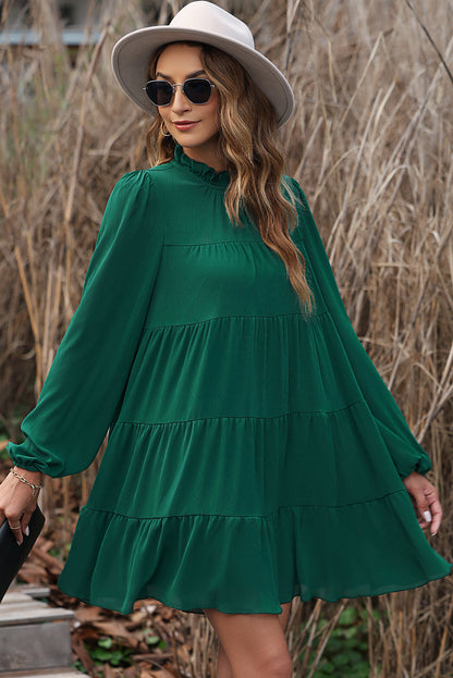 Emerald Grace Tiered Dress
