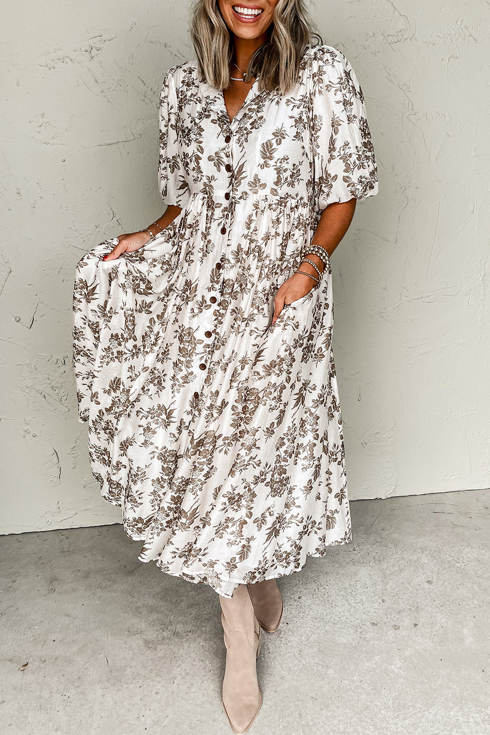 Meadow Sage Maxi Dress