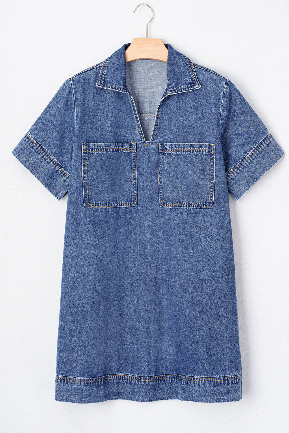 Indigo Ease Mini Dress