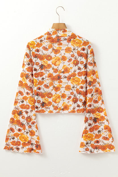 Autumn Florals Long Sleeve Top